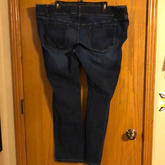 Maternity Low Rise Skinny Jeans 👖 Cute! 🦋 - Picture 2 of 3